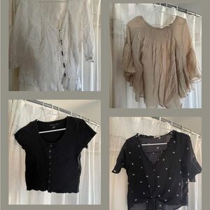 Womens bundle of tops